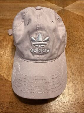 adidas woman’s ' Pink Trefoil Baseball Cap